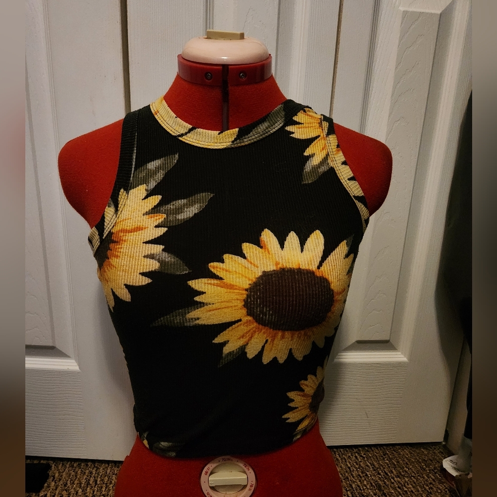 Sun flower tank top